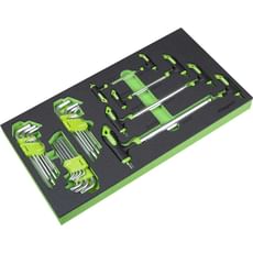 Siegen 35 Piece Torx and Hex Key Set in Module Tray