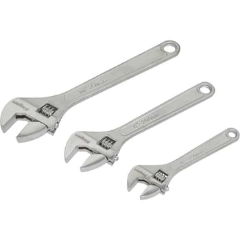 Siegen 3 Piece Adjustable Spanner Set