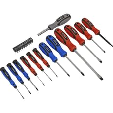 Siegen 23 Piece Screwdriver and Bit Set Siegen 23 Piece Screwdriver and Bit Set