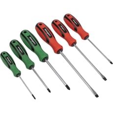 Siegen 6 Piece Soft Grip Screwdriver Set