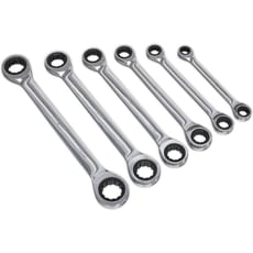 Siegen S0636 6 Piece Double Ended Ratchet Ring Wrench Set