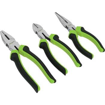 Siegen 3 Piece Comfort Grip Plier Set
