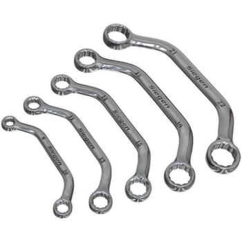 Siegen 5 Piece Obstruction Ring Spanner Set Metric