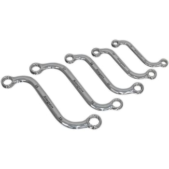 Siegen 5 Piece S Type Ring Spanner Set Metric