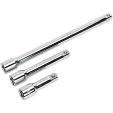 Siegen 3 Piece 1/2" Drive Socket Extension Bar Set