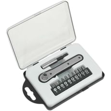 Siegen 12 Piece Ratchet Driver Bit Set Siegen 12 Piece Ratchet Driver Bit Set