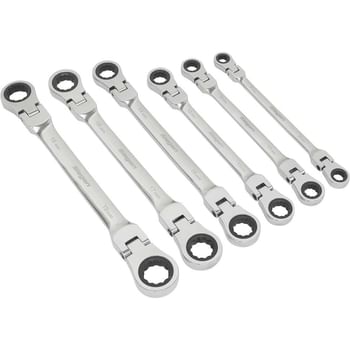 Siegen 6 Piece Flexible Ring Spanner Set Metric