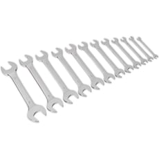 Siegen 12 Piece Double Open End Spanner Set Metric