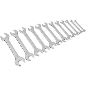 Siegen 12 Piece Double Open End Spanner Set Metric