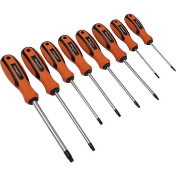 Siegen 8 Piece Soft Grip Torx Screwdriver Set