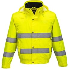 Oxford Weave 150D Class 3 Hi Vis Bomber Jacket