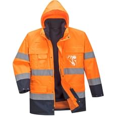 Portwest Lite 3 in 1 Hi Vis Jacket and Detachable Fleece Portwest Lite 3 in 1 Hi Vis Jacket and Detachable Fleece