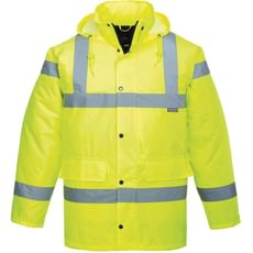 Oxford Weave 300D Class 3 Hi Vis Breathable Jacket