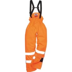 BizFlame Hi Vis Flame Resistant Rain Unlined Trousers