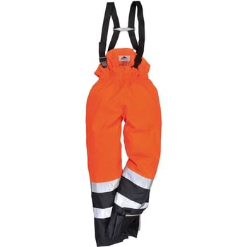 BizFlame Hi Vis Flame Resistant Rain Multi Protection Trousers
