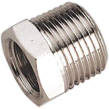 Sealey Nipple 3/8"BSPT Male to 1/4"BSP Female