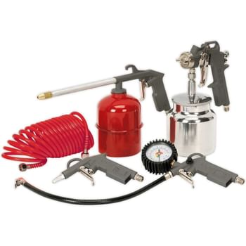 Sealey SA33/S 5 Piece Air Tool and Accessory Kit
