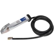Sealey SA396 Tyre Inflator with Hose & Clip On Connector