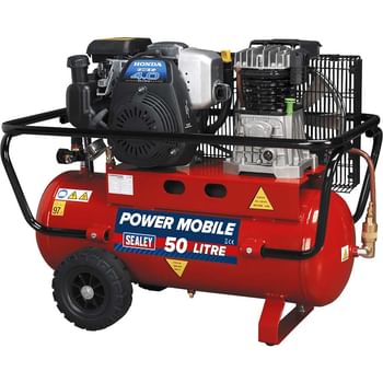 Sealey SA5040 Belt Drive Petrol Air Compressor 50 Litre