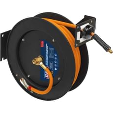 Sealey High Visibility Hybrid Air Hose and Metal Reel