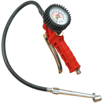 Sealey Professional Push On Tyre Inflator and Dial Gauge