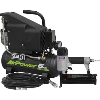 Sealey SAC0610EKIT Compressor Air Nail/Staple Gun Kit