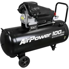 Sealey SAC10030VA V Twin Direct Drive Air Compressor 100 Litre