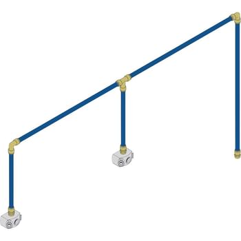 Sealey Sharkbite Speedfit 2 Drop Air Supply System Kit 12 metre