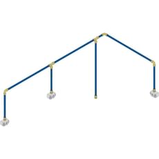 Sealey Sharkbite Speedfit 3 Drop Air Supply System Kit 18 metre