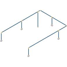 Sealey Sharkbite Speedfit 5 Drop Air Supply System Kit 36 metre
