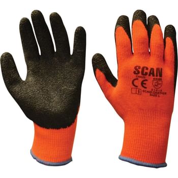 Scan Orange Knitshell Thermal Work Gloves