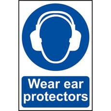 Scan Wear Ear Protectors Sign