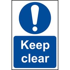 Scan Keep Clear Sign Scan Keep Clear Sign