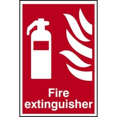Scan Fire Extinguisher Sign