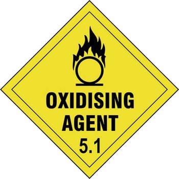 Scan Oxidising Agent 5.1 Sign
