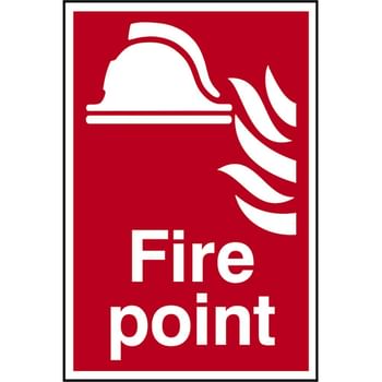 Scan Fire Point Sign