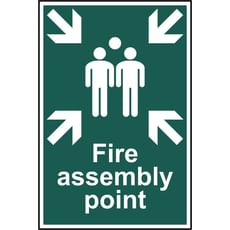 Scan Fire Assembly Point Sign