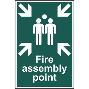 Scan Fire Assembly Point Sign
