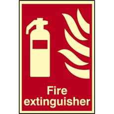 Scan Fire Extinguisher Sign