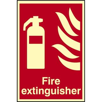 Scan Fire Extinguisher Sign