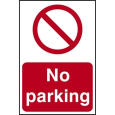 Scan No Parking Sign
