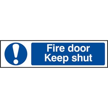 Scan Fire Door Keep Shut Sign