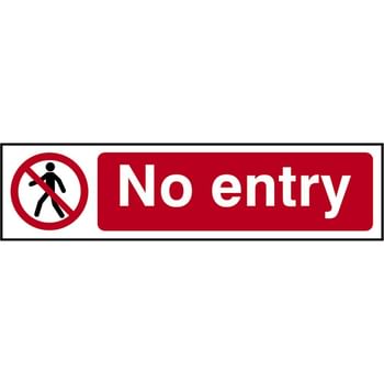 Scan No Entry Sign