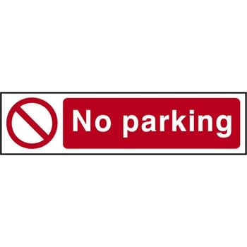 Scan No Parking Sign