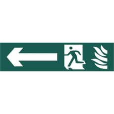 Scan Running Man Arrow Left Sign Scan Running Man Arrow Left Sign