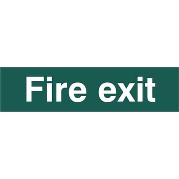 Scan Fire Exit Sign