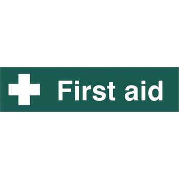 Scan First Aid Sign