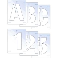 Scan Letter and Number Stencil Kit