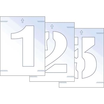 Scan Number Stencil Kit