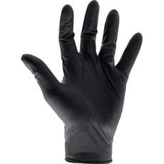 Scan Black Heavy Duty Nitrile Disposable Gloves Scan Black Heavy Duty Nitrile Disposable Gloves
